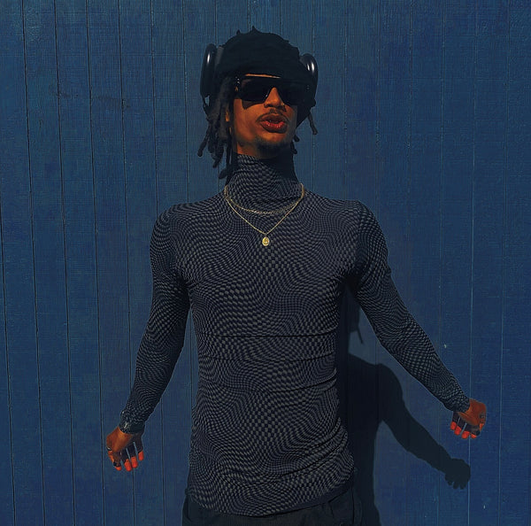 “vortex” shirt/dress (spandex)