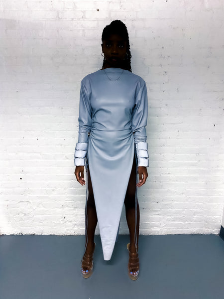 "silver surfer. " 3M long-sleeve adjustable dress