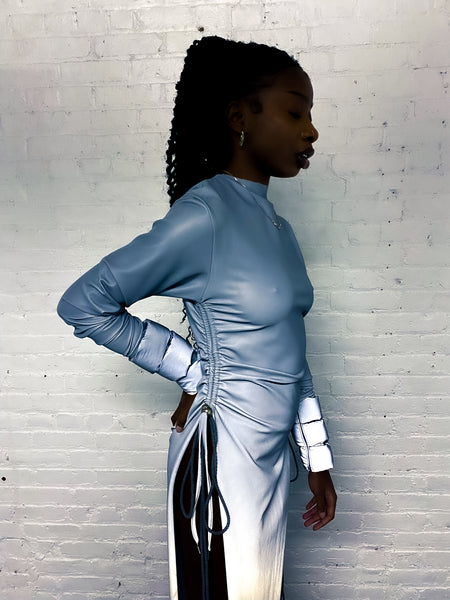 "silver surfer. " 3M long-sleeve adjustable dress