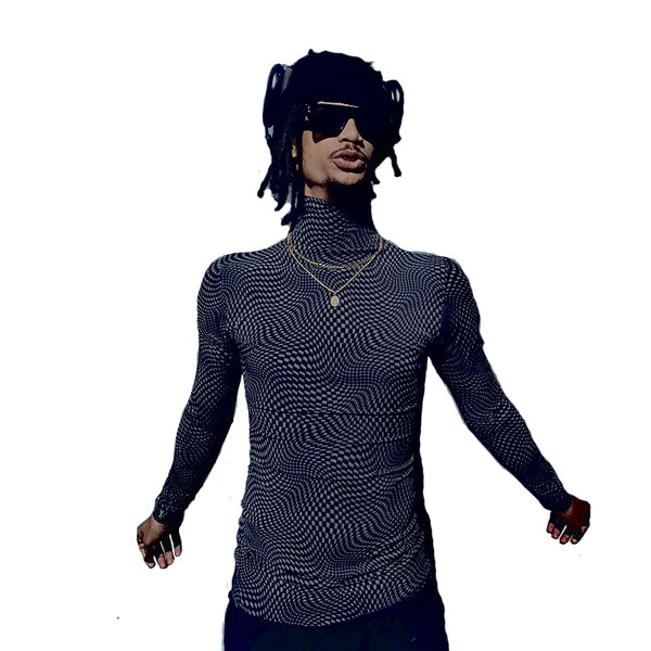 “vortex” shirt/dress (spandex)