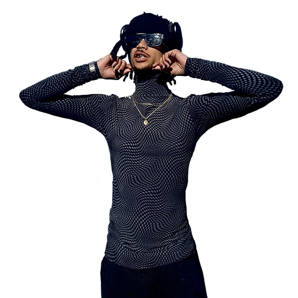 “vortex” shirt/dress (spandex)